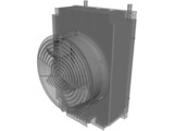 LC-200 TEC Air Cooled Liquid Chiller 3D Model