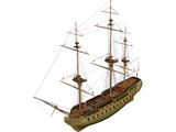 Le Superbe Ship Of Line 3D Model preview