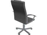 Leather Office Chair 3D Model preview