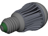 LED Light Bulb Type D 3D Model preview