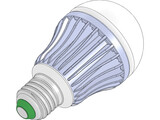 LED Light Bulb Type D 3D Model