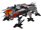 Lego AT-TE 3D Model preview