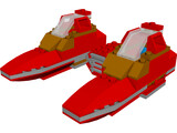 LEGO Twin Pod Cloud Car 3D Model preview