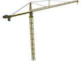 Leibherr 550 Tower Crane 3D Model preview