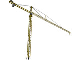 Leibherr 550 Tower Crane 3D Model