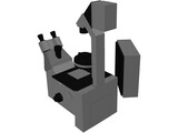 Leica Fluorescence Microscope 3D Model