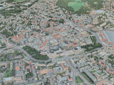 Leipzig City, Germany (2020) 3D Model preview