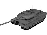 Leopard 2A6 3D Model preview