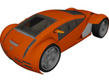 Lexus CS 2054 3D Model preview