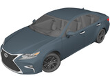 Lexus ES350 (2016) 3D Model preview