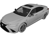 Lexus ES350 (2019) 3D Model preview