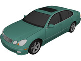 Lexus GS400 (1998) 3D Model preview