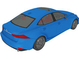 Lexus IS350 F Sport (2014) 3D Model