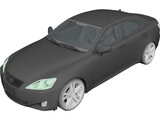 Lexus IS350 3D Model preview