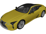 Lexus LC 500 (2017) 3D Model preview