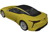 Lexus LC 500 (2017) 3D Model