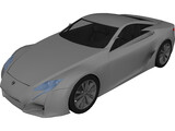 Lexus LF-A Concept (2007) 3D Model preview