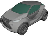 Lexus LF-SA Concept 3D Model preview