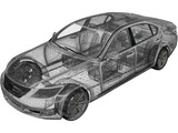 Lexus LS 600h [XF40] (2010) 3D Model