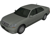 Lexus LS430 (2003) 3D Model preview