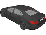 Lexus LS460 3D Model