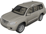 Lexus LX570 (2010) 3D Model preview