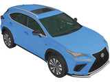 Lexus NX F-Sport (2017) 3D Model