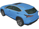 Lexus NX F-Sport (2017) 3D Model