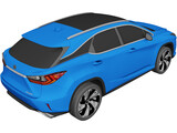 Lexus RX350 (2018) 3D Model preview