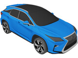 Lexus RX350 (2018) 3D Model