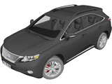 Lexus RX450H (2010) 3D Model preview