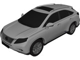 Lexus RX450h (2011) 3D Model preview