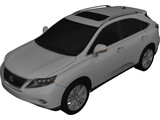 Lexus RX450h 3D Model preview