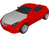 Lexus SC430 (2002) 3D Model preview