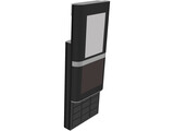 LG Chocolate Slide Phone 3D Model