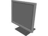 LG TFT Computer Monitor 3D Model preview