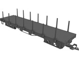 LGB Flatcar 3D Model preview