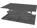 Lift Table 3D Model preview