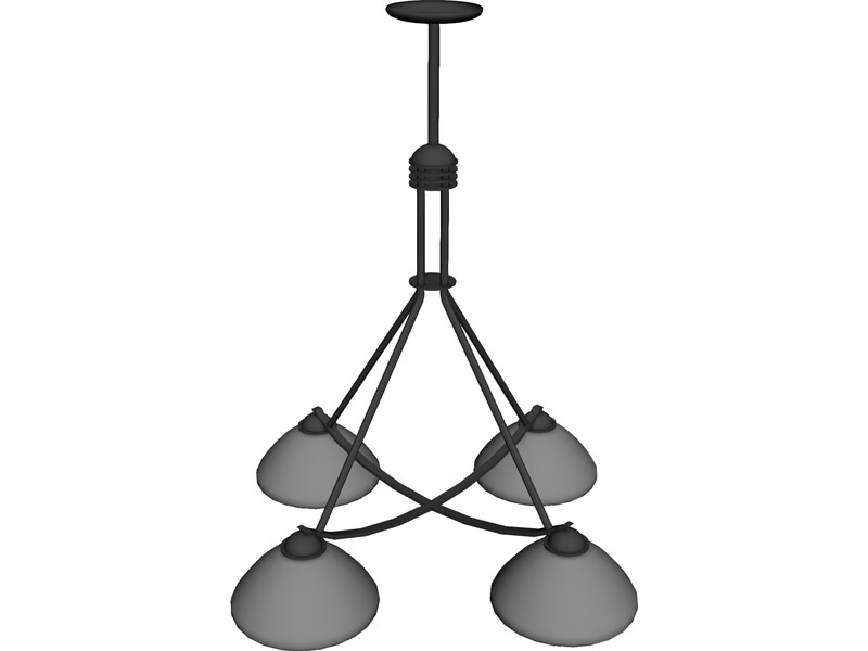 Light Modern Fixture Metropolitan 3D Model