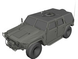 Light Tactical Vehicle 3D Model preview