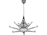 Lightweight Suspension Lamp 3D Model