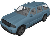 Lincoln Aviator 3D Model preview