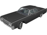 Lincoln Continental Sedan (1962) 3D Model preview