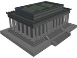 Lincoln Memorial 3D Model preview