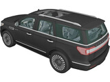 Lincoln Navigator (2017) 3D Model preview
