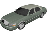 Lincoln Town Car Presidential (2008) 3D Model preview