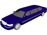 Lincoln Town Limousine (2003) 3D Model preview