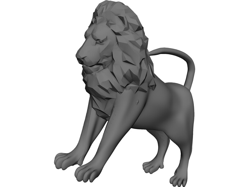 Lion 3D Model