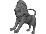 Lion 3D Model preview
