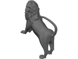 Lion 3D Model